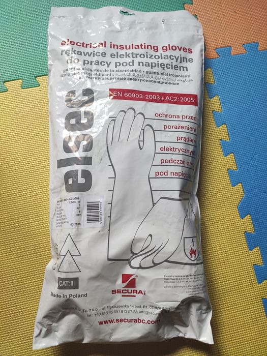 Rękawice elektroizolacyjne secura