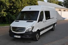 WYNAJEM Busa 6 osób DOKA Wypożyczenie Mercedes Sprinter 906 Long Euro5