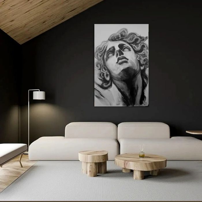 Obraz akrylowy ręcznie malowany duży