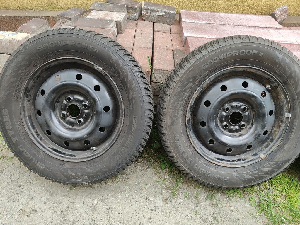 Koła felgi Suzuki 4x100 NOWE opony zimowe Nokian 195/65/15