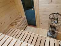 Sauna Ogrodowa 2 m x 2 m Cały komplet Piec Harvia Pc90 Raty Leasing