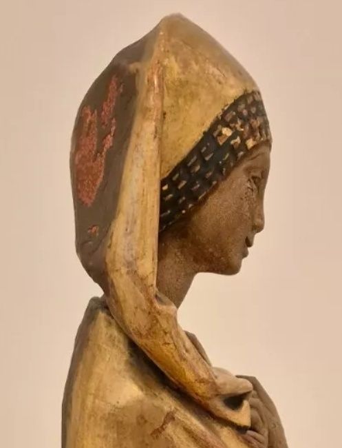 Figura Rzeźba 75 cm św. Elżbieta  XIX w