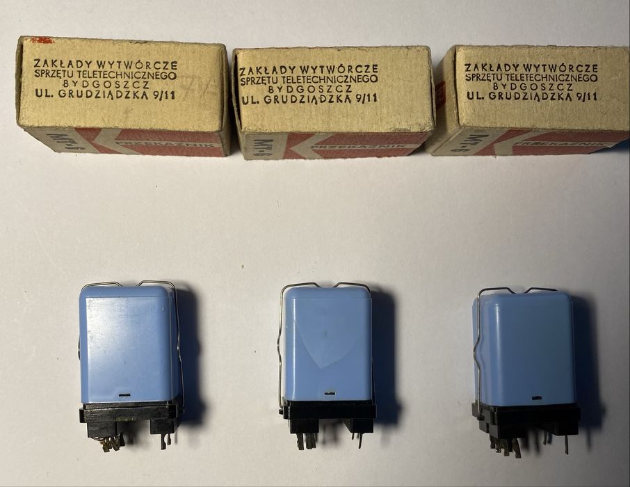 Zestaw przekaźnik MT-6 Telfa 3 sztuki nieużywane