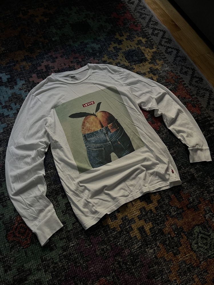 T-Shirt z długim rękawem Levis Supreme Logo Peach Ass