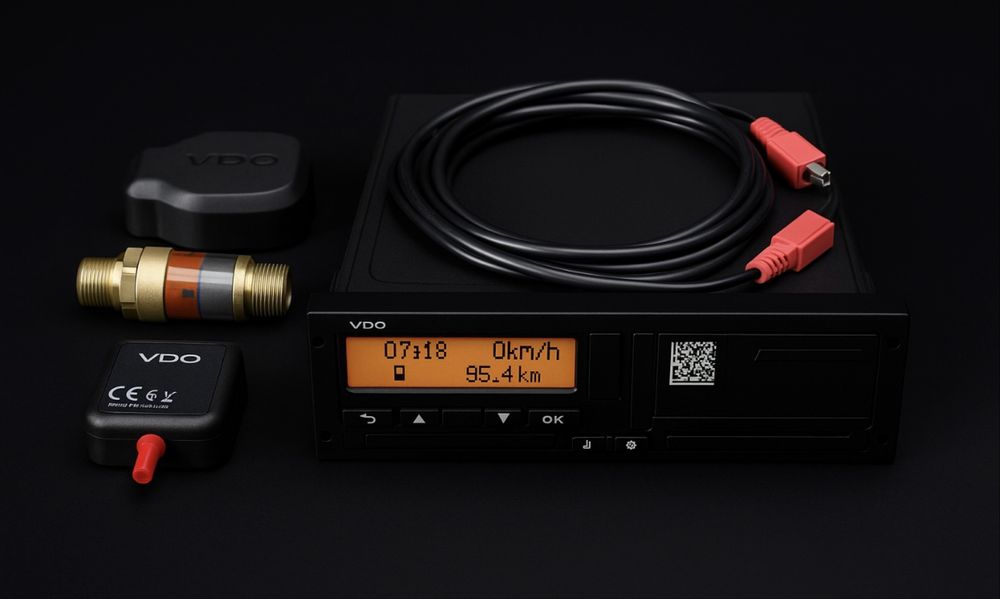 Nowy model tachografu VDO – komplet, używany