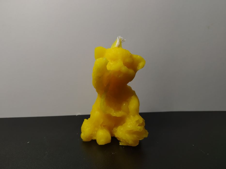 Декоративна воскова свічка кіт