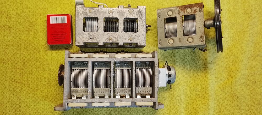 Конденсаторы переменной емкости КПЕ ссср