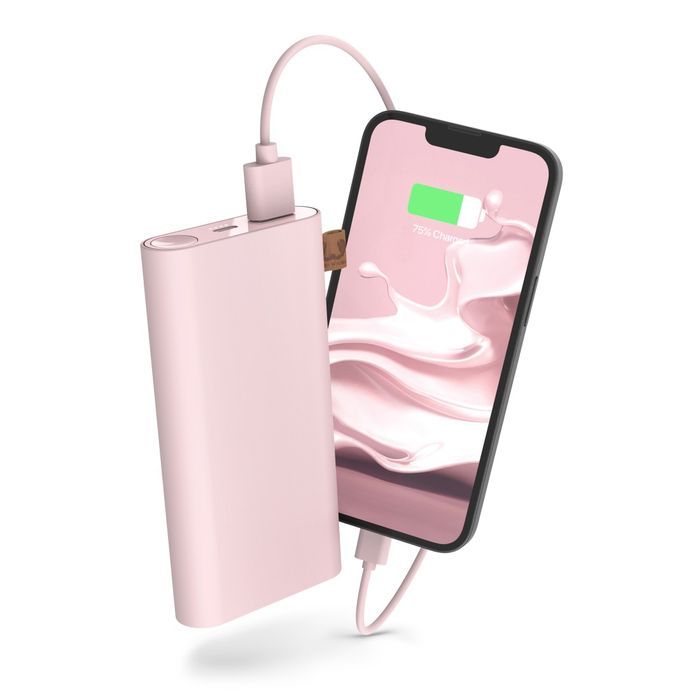 Fresh N Rebel - powerbank 12000mAh USB-C smokey pink, różowy - OUTLET