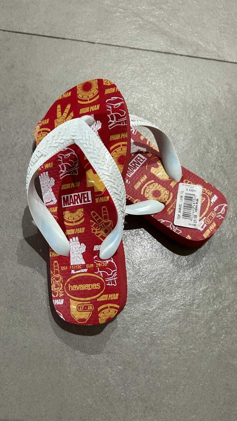 Havaianas Top Marvel Logomania Iron Man
