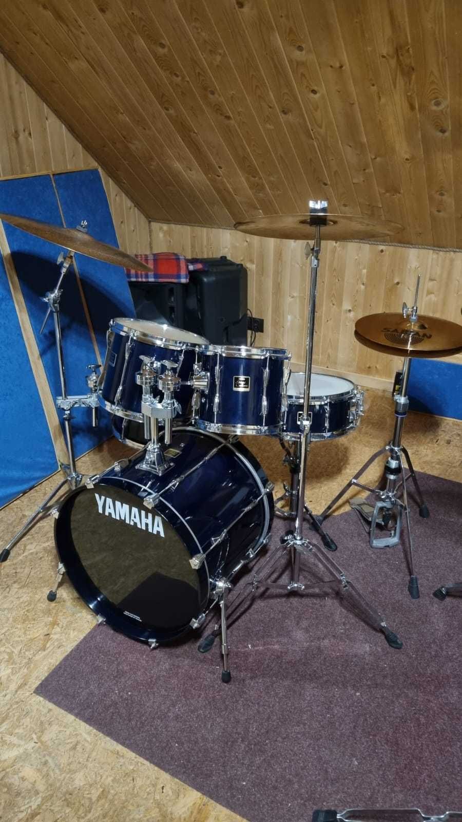 YAMAHA STAGE CUSTOM bass drum 20" - komplet + talerze SABIAN B8Pro