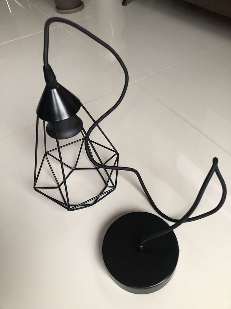 Lampa wisząca Byron Inspire czarna E27