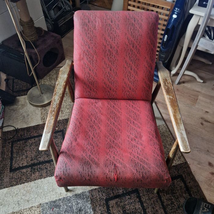 Fotel lisek z prl