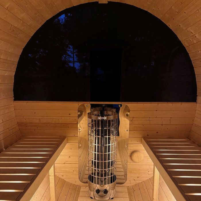 Sauna ogrodowa BECZKA 240 cm do samodzielnego montażu