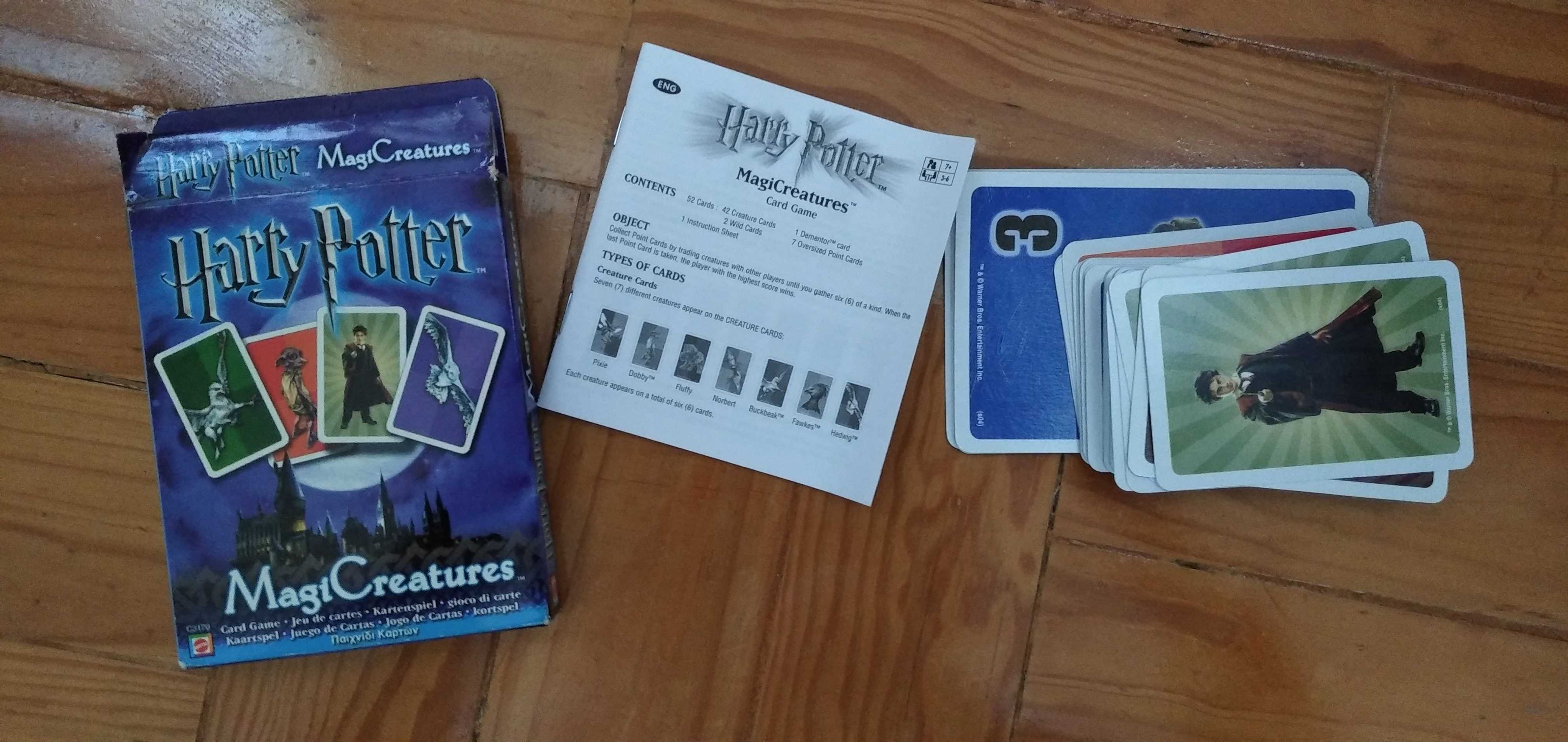 Jogo de Cartas Harry Potter Magic Creatures