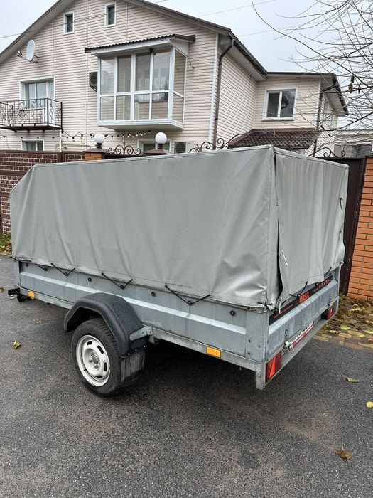 Причіп URSA Universal 2500х1500 з тентом, самосвал