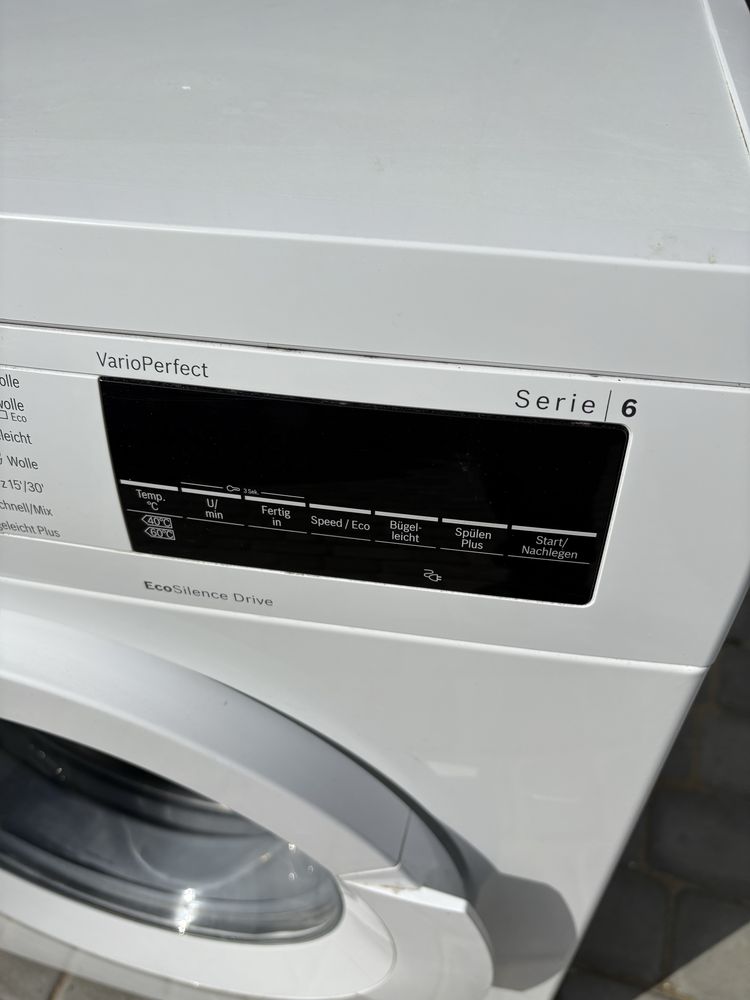 Pralka automatyczna Niemiecka BOSCHserie6.VarioPerfect.EcoSilinceDrive