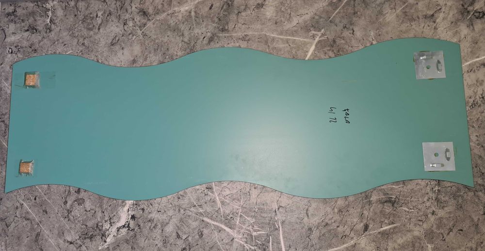 duże LUSTRO FALA falowane loft art IDEALNE okazja