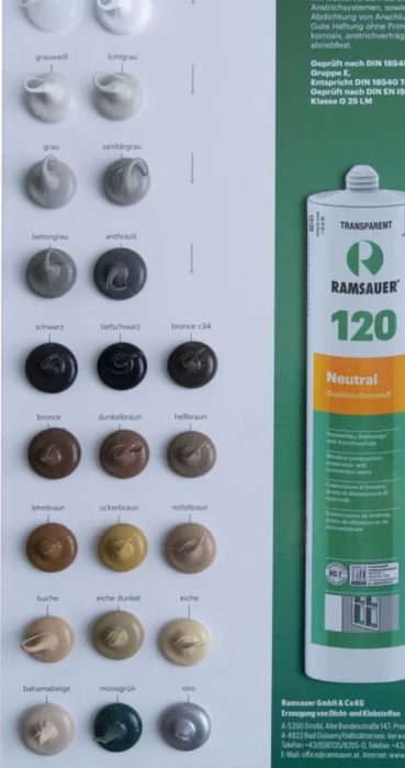 Ramsauer 120 Neutralny silikon 1-K 310ml