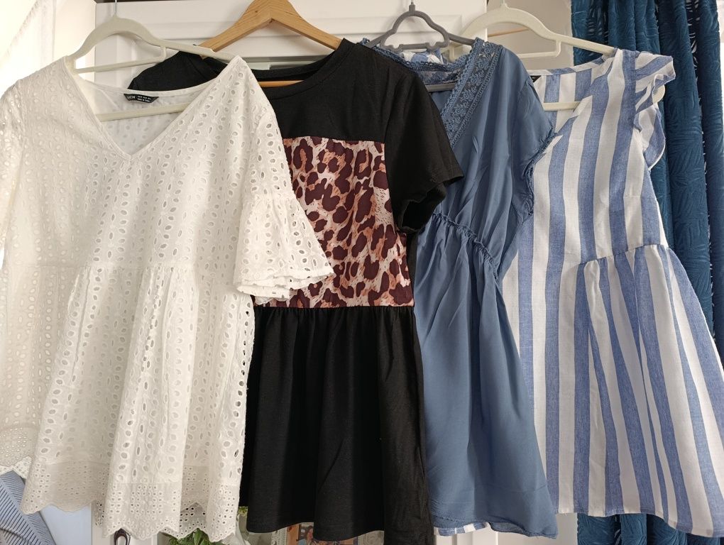 Bluzki, koszule ciążowe r. M  12 szt. H&M mama i inne
