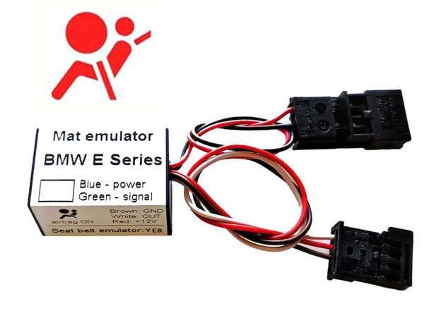 Emulador Esteira Luz AirBag + Sensor Cinto BMW X5 E70 X6 E71 (NOVO)