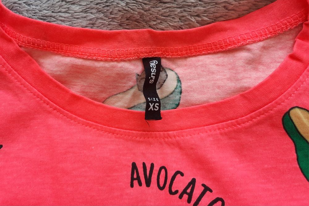 T-shirt koszulka dziewczęca rozm. XS 152/158 Sinsay WYPRZEDAŻ