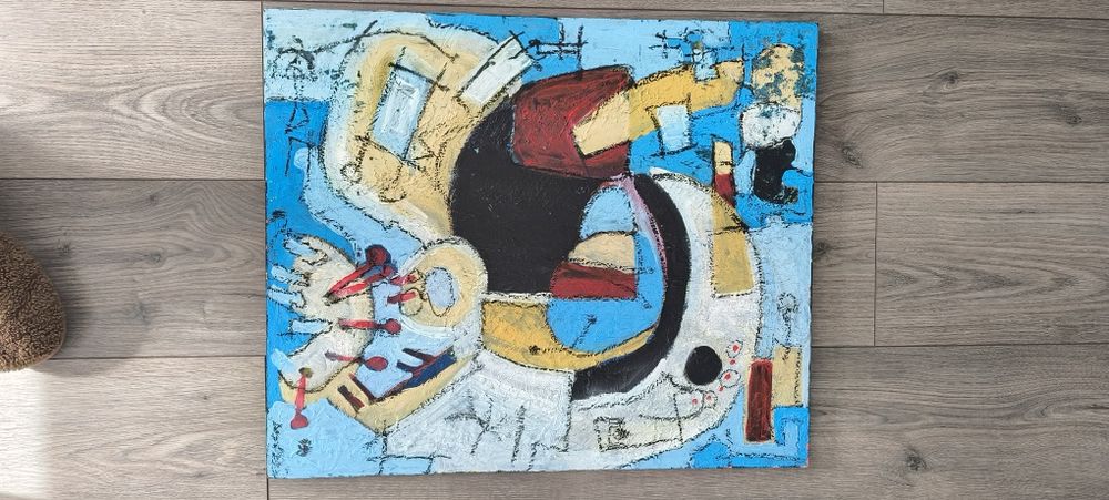 Quadro pintado à mão