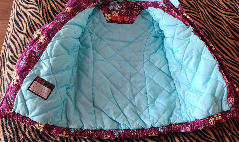 Термокуртка для дівчинки outventure, куртка демісезонна, розмір 110