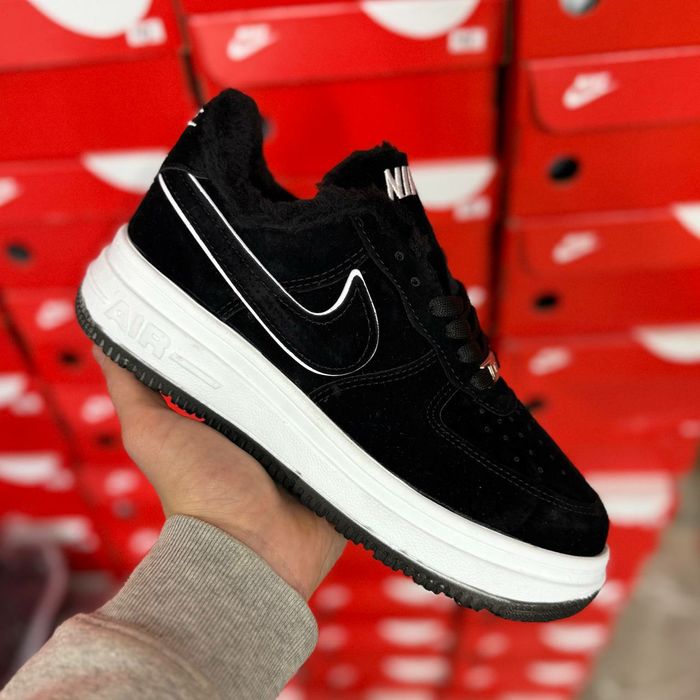 Зимові кросівки Nike Air Force, теплі кросівкі, чоловіче зимове взуття