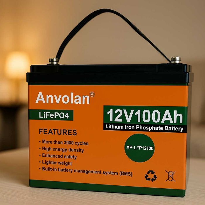 Акумулятор LiFePO4 12.8V 100Ah з BMS | Новий | В Україні