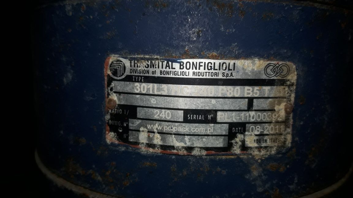 Motoreduktor BONFIGLIOLI do lini ubojowej drobiu