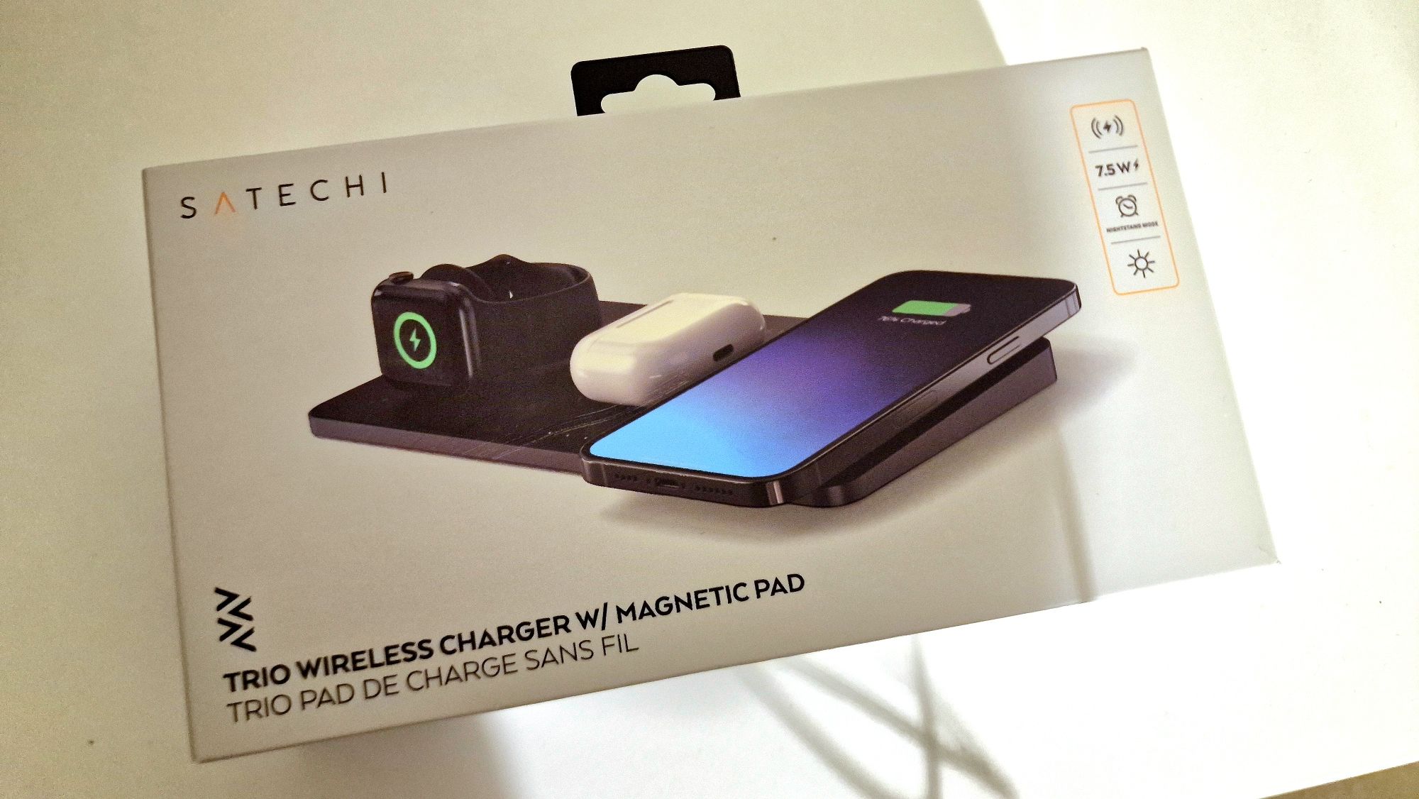 satechi trio wireless charging pad