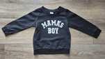 Bluza czarna mama's boy dla chłopca synek mamusi