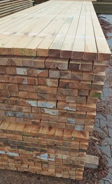 łaty dachowe impregnowane 40x60 4 metrowa więźba dachowa kantówki desk