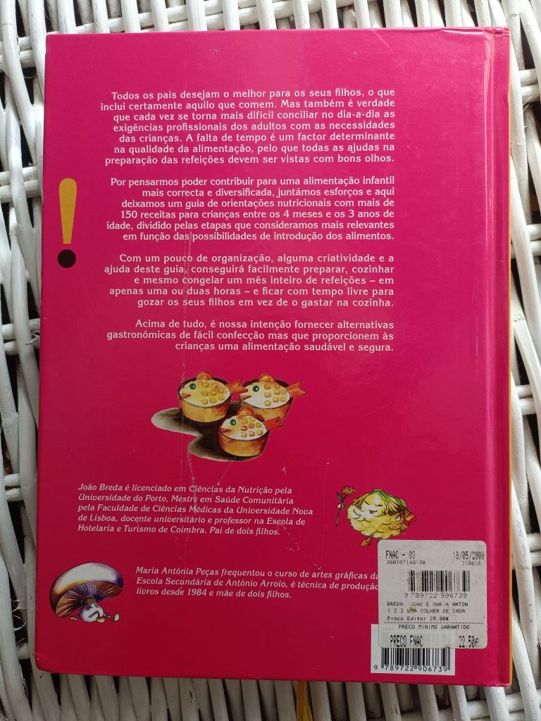 Livro 1, 2, 3 uma colher de cada vez