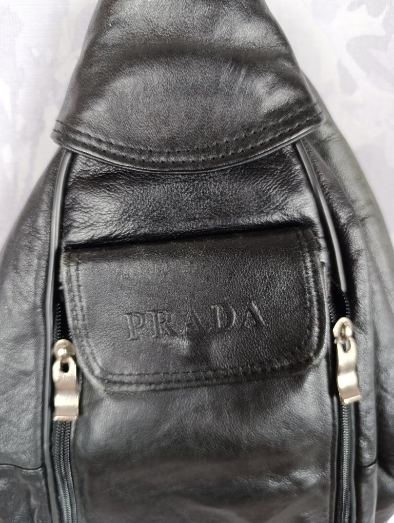 Plecak Torebka Prada Czarna Skóra