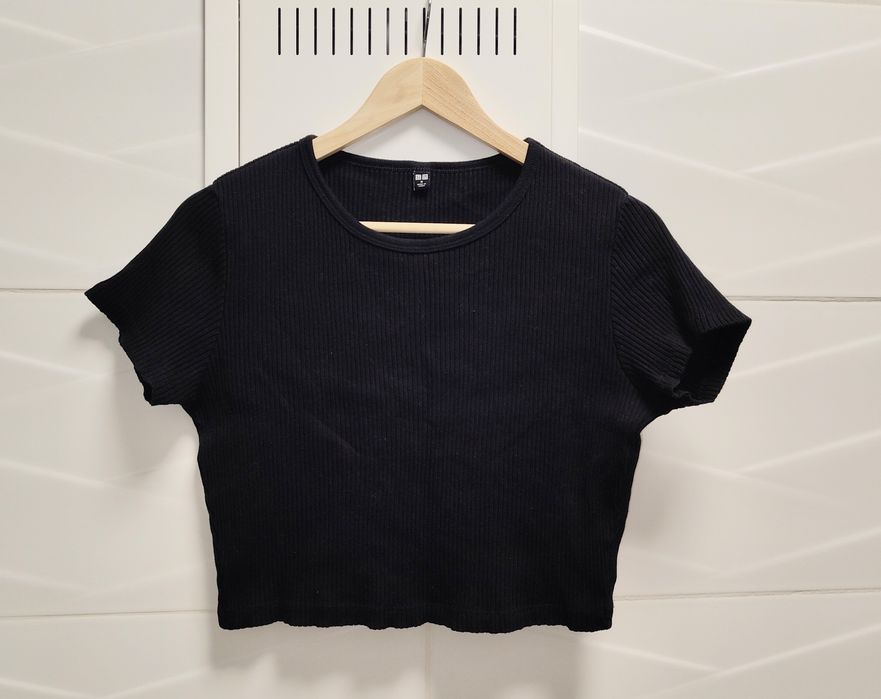 Bluzka Uniqlo r. M czarna top