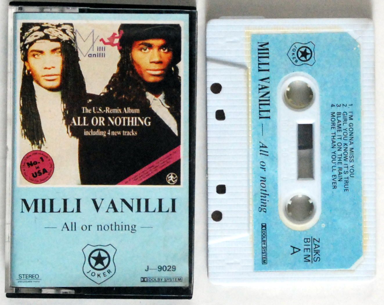 Milli Vanilli - All Or Nothing (kaseta) BDB