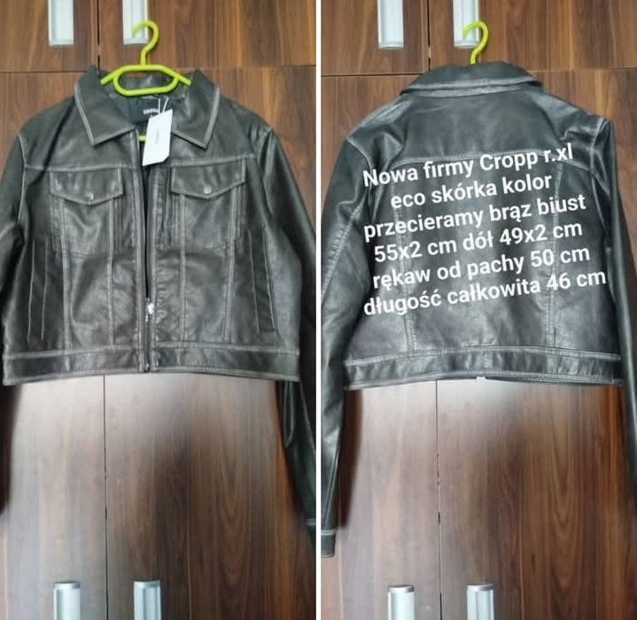 Kurtka eco skórka damska