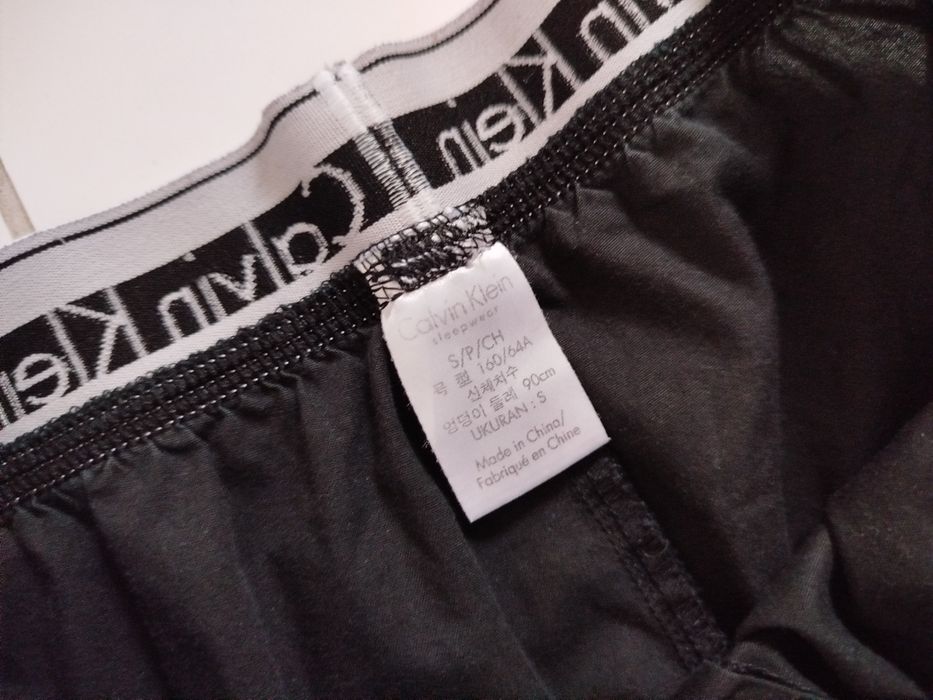 Calvin Klein bawełniane damskie spodnie od piżamy S