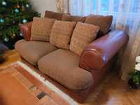 Komplet 1, 2, 3 - Skóra naturalna - Fotel, sofa, kanpa