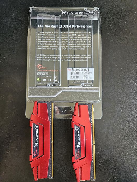 Pamięć RAM DDR4 G.SKILL Ripjaws V 2X8GB