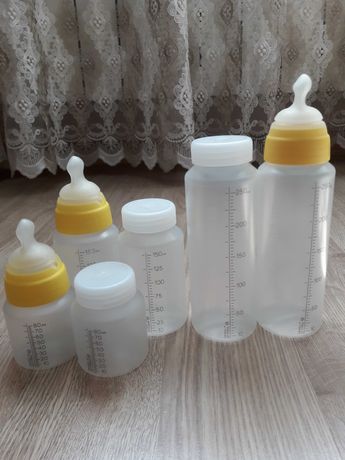 Дитячі бутилочки фірми Medela, бутилочки Medela для зціджування молока