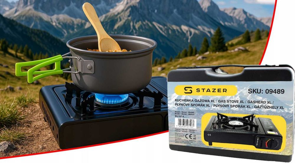 Kuchenka Turystyczna Gazowa W Walizce Na Kartusz Kemping Plener Podróż
