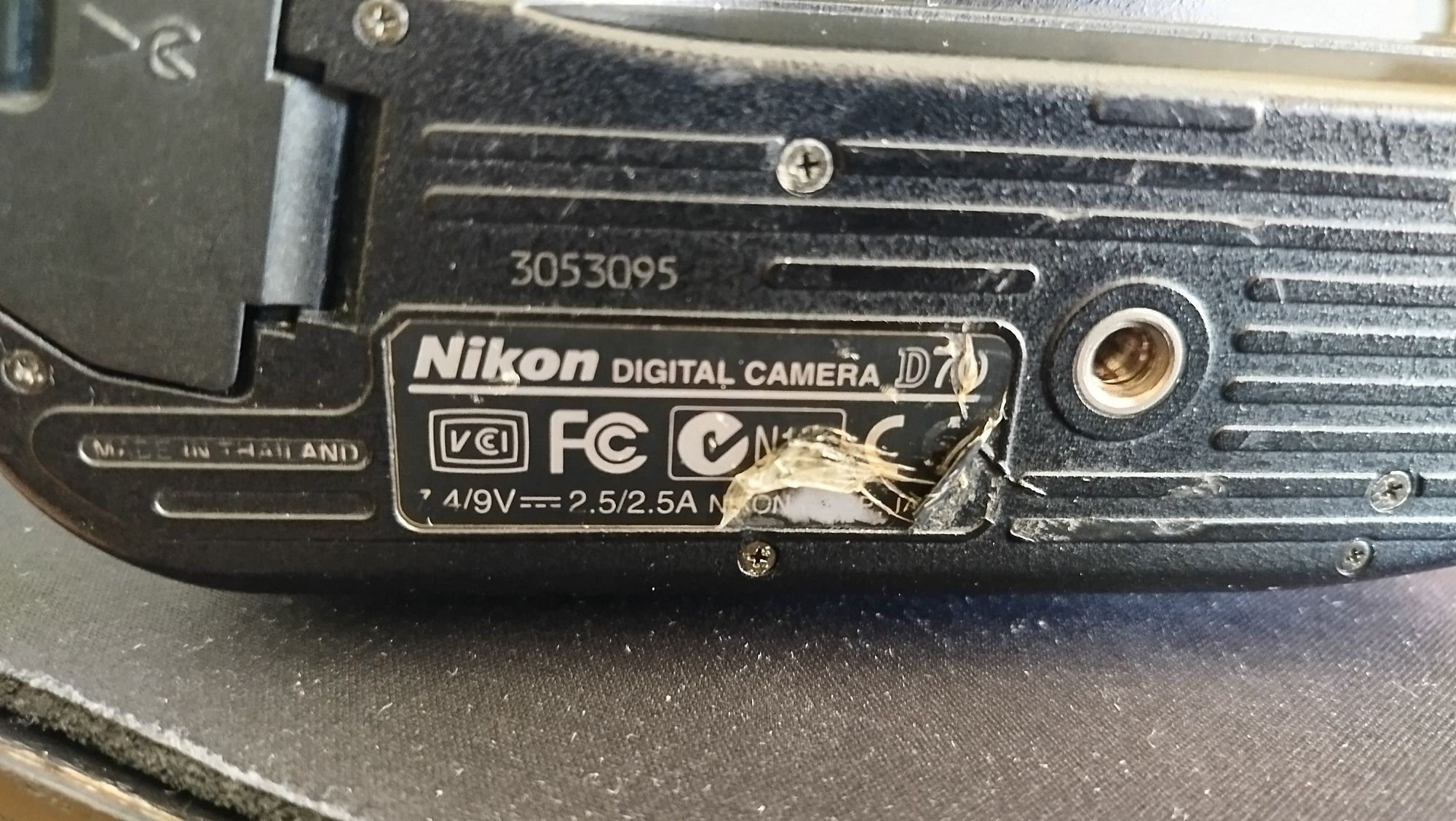 Camera nikon D70 para peças