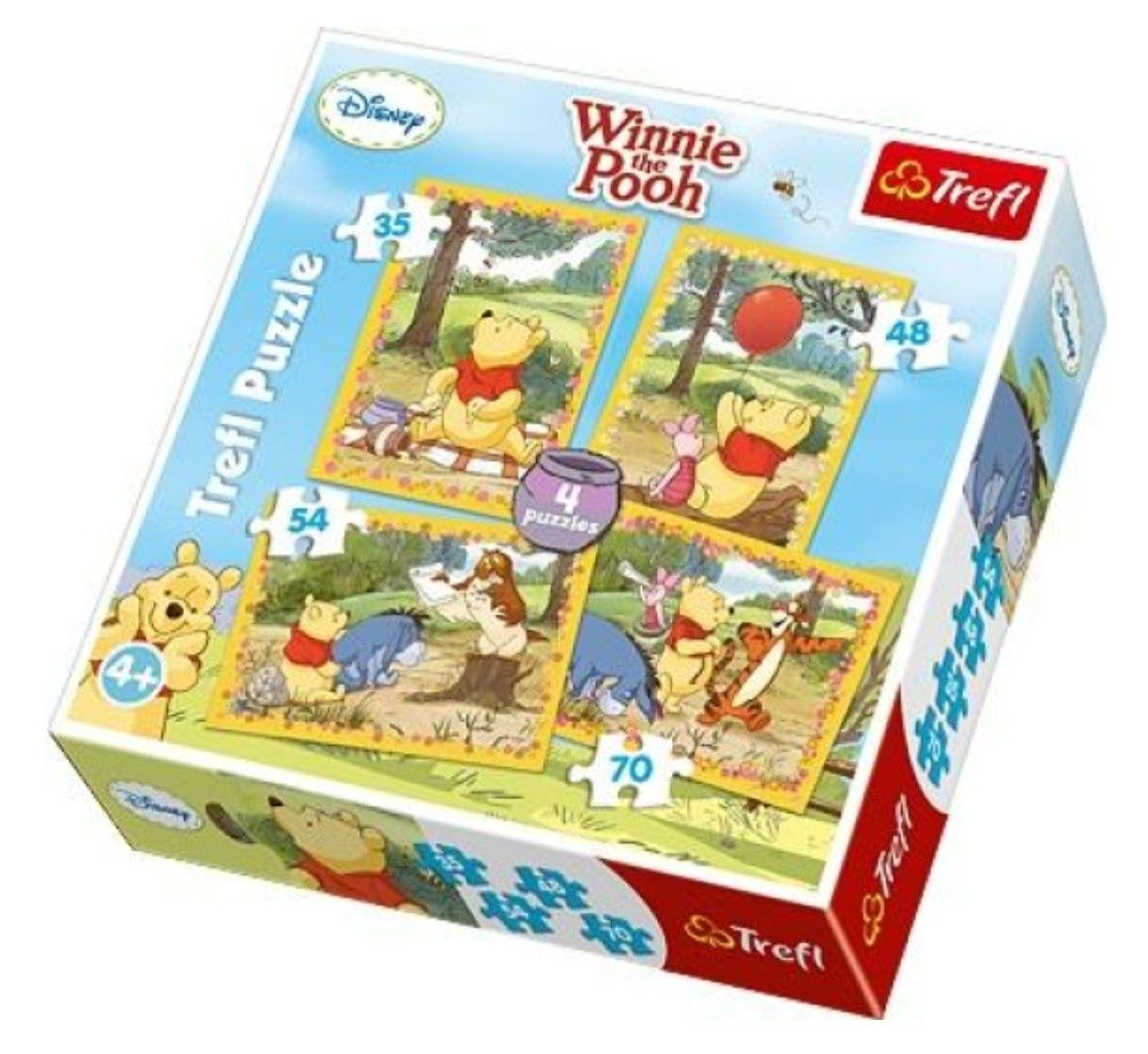 Puzzle Trefl 4in1 "Miś Puchatek"