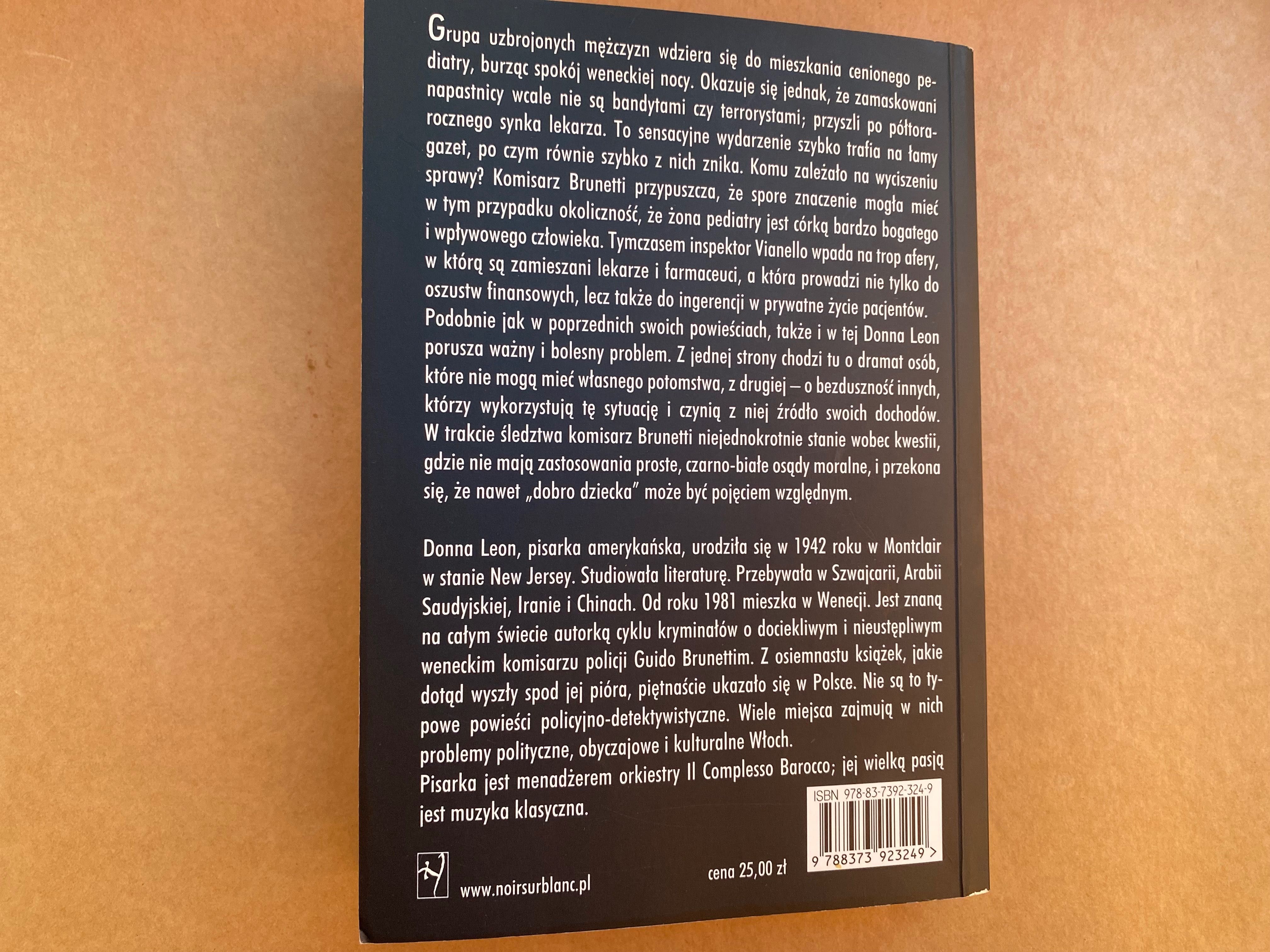 Okropna sprawiedliwość, Donna Leon
