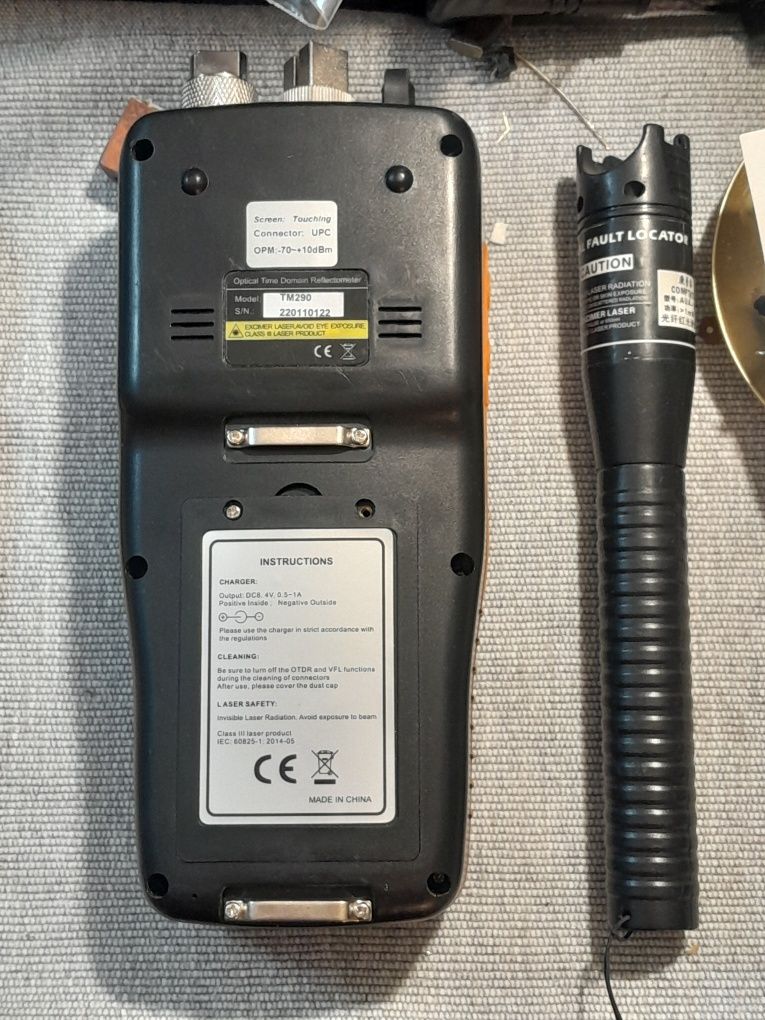 оптический рефлектометр OTDR 1310/1550 нм (опционально) с сенсорным эк