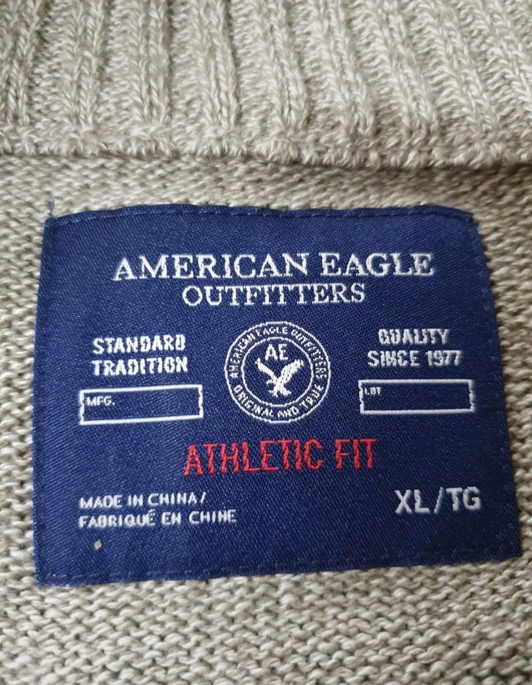 American Eagle sweter męski półgolf r XL