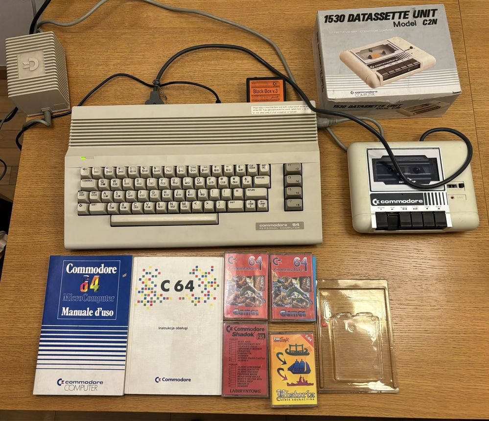 Commodore 64 Magnetofon kasety Black BoxV.3 nakladka