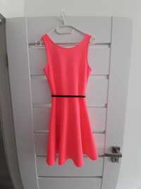 Sukienka H&M Divided neon. Rizmiar 34/ 36